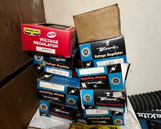 Wizard & Western Auto voltage regulators. NOS 