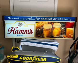 Vintage Hamm's Bar Sign