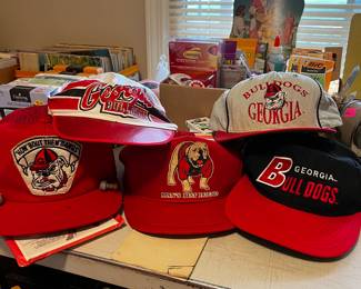 Georgia Bulldogs hats