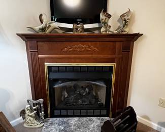 Corner fireplace 