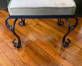 Pier 1 iron foot stool