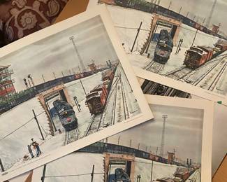 Several Howard Fogg prints 