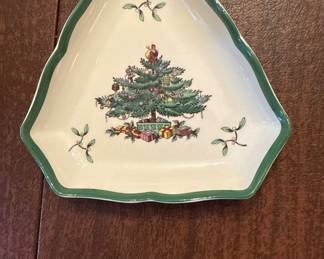 Spode triangular dish