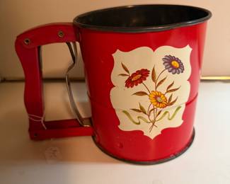 Vintage flour sifter 