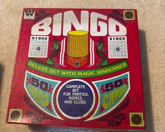 Vintage bingo game