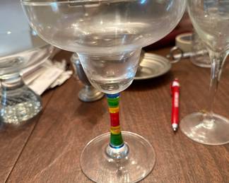 Crate & Barrel margarita glasses