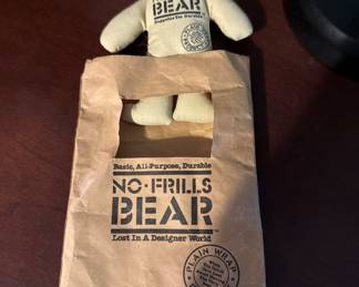 Vintage no frills bear