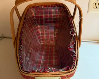 Longaberger sleigh basket 