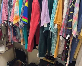 Large and XL mostly polo and Tommy Hilfiger