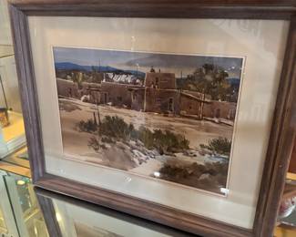 Don Brackett signed watercolor