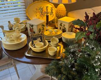 Vintage fiesta dishes