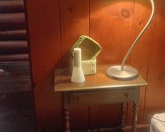 George Kovacs MCM bendable table lamp, also matching floor lamp
