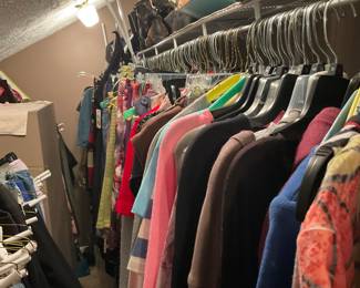 MORE CLOTHING, MUCH OF IT NEVER WORN