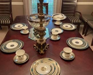 TABLE AND SIX CHAIRS