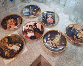 Norman Rockwell plates