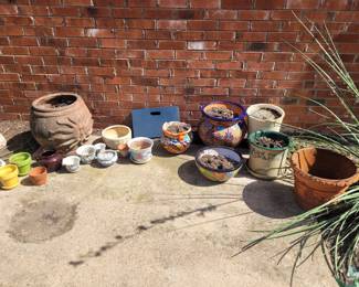 pottery, pots