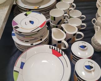 art deco tableware
