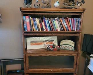 Roll top book case