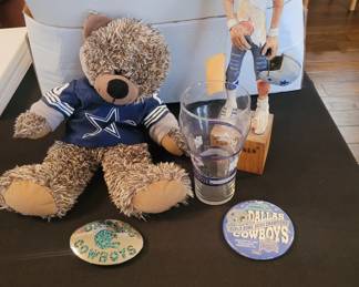 Cowboys memorabilia, belt buckle