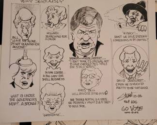 Bob Stuart original drawings