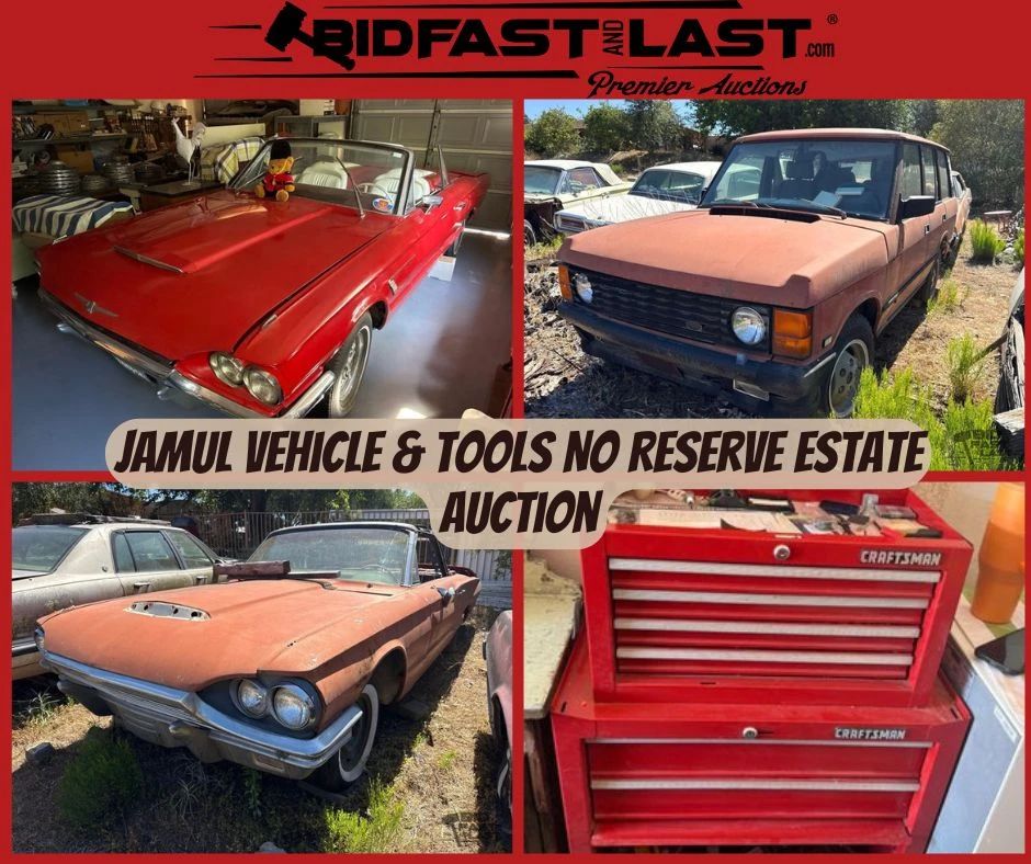 Jamul Vehicle Tools No Reserve Estate Auction