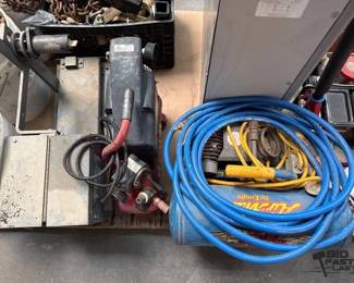 2604  Squirt Welder and 2 Air Compressors 