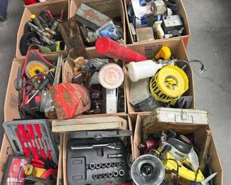 2662  9 Boxes of Tools  More 