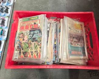 2374  Crate of Comic Books 
