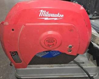 2038  Milwaukee 14 Abrasive CutOff Machine 