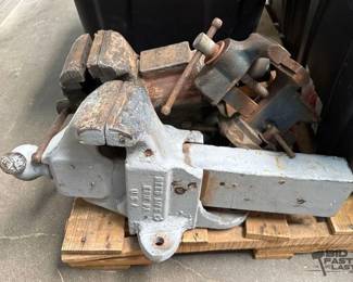 2618  3 Bench Vises 