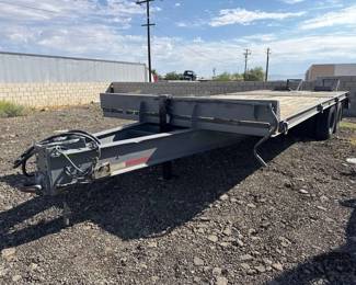 85  2000 Millerbilt Flatbed Trailer 