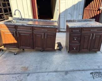 6500  7pc Kitchen Cabinet Set 