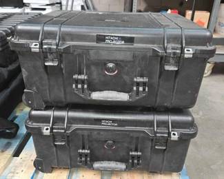 2716  2 Hitachi Projectors with Case 