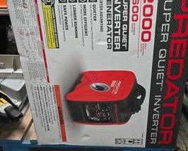 2312  NEW Predator Super Quite Inverter Generator 