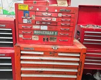 2002  MBC Rolling Tool Box with MAC Tools Box on Top 