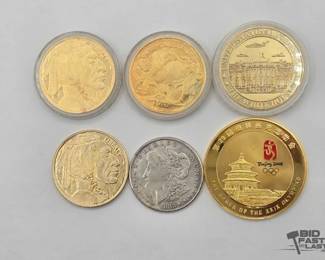 1750  6 Replica Coins 