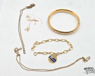 1004  5 Gold Filled Jewelry, 21.5g 