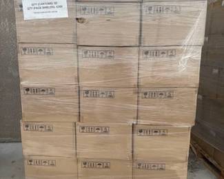 2910  63 Cases of Oakley Face Shields 