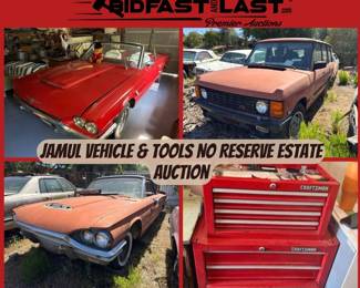Jamul Vehicle Tools No Reserve Estate Auction