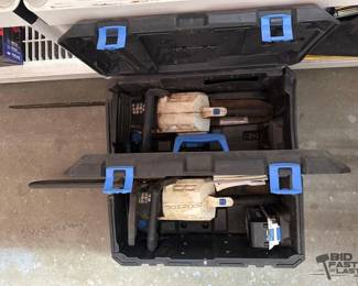 2188  2 Hart Chainsaws in Cases 