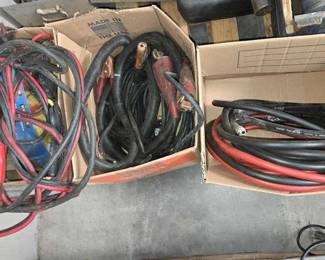2670  3 Boxes of Pressue Water Hose  Jumper Cables 
