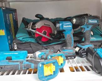 2044  Makita Tools, Batteries  Charger 