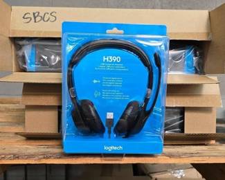 2694  NEW 16 Logitech H390 USB Computer Headset 