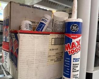 2200  NEW GE Max 1000 Window  Door Acrylic Caulk Plus Silicone 