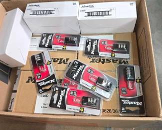 2690  NEW Over 100 Master Lock Padlock Combo 