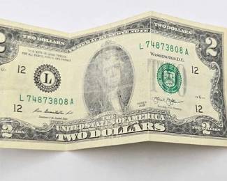 1500  2013 $2 Bill 