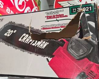 2078  NEW Craftmans 20 Gasoline Chain Saw 
