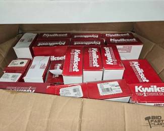 2526  27 NEW Kwikset Door Handles 