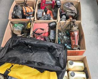 2664  7 Boxes of Tools  More 