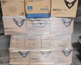 2704  Pallet of L MedCare Gloves 
